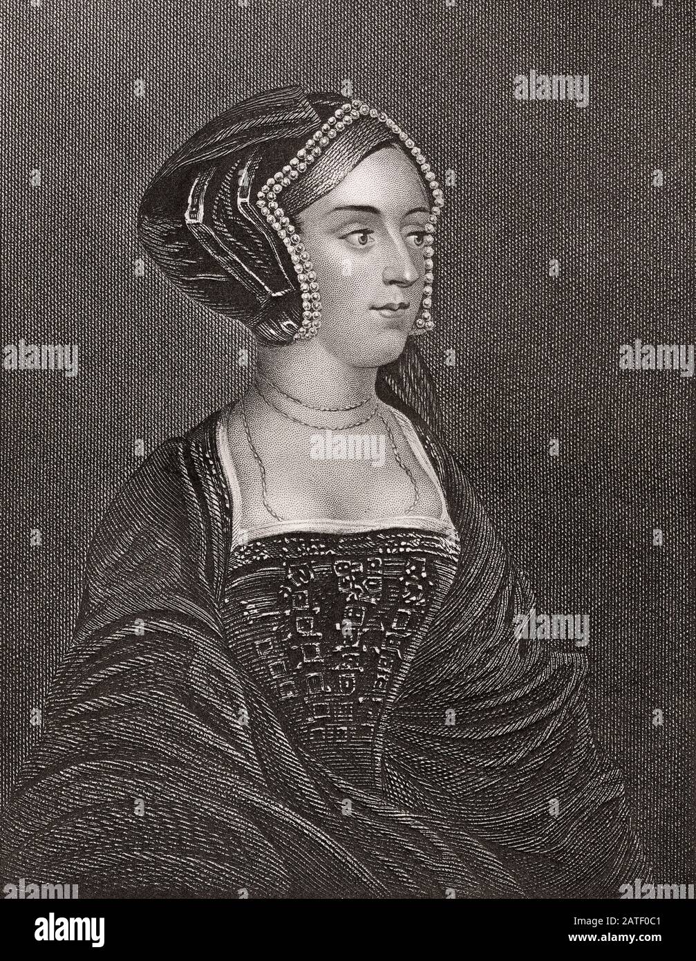 Anne Boleyn, 1501-1536, reine d'Angleterre de 1533 à 1536 comme la deuxième épouse du Roi Henry VIII Banque D'Images