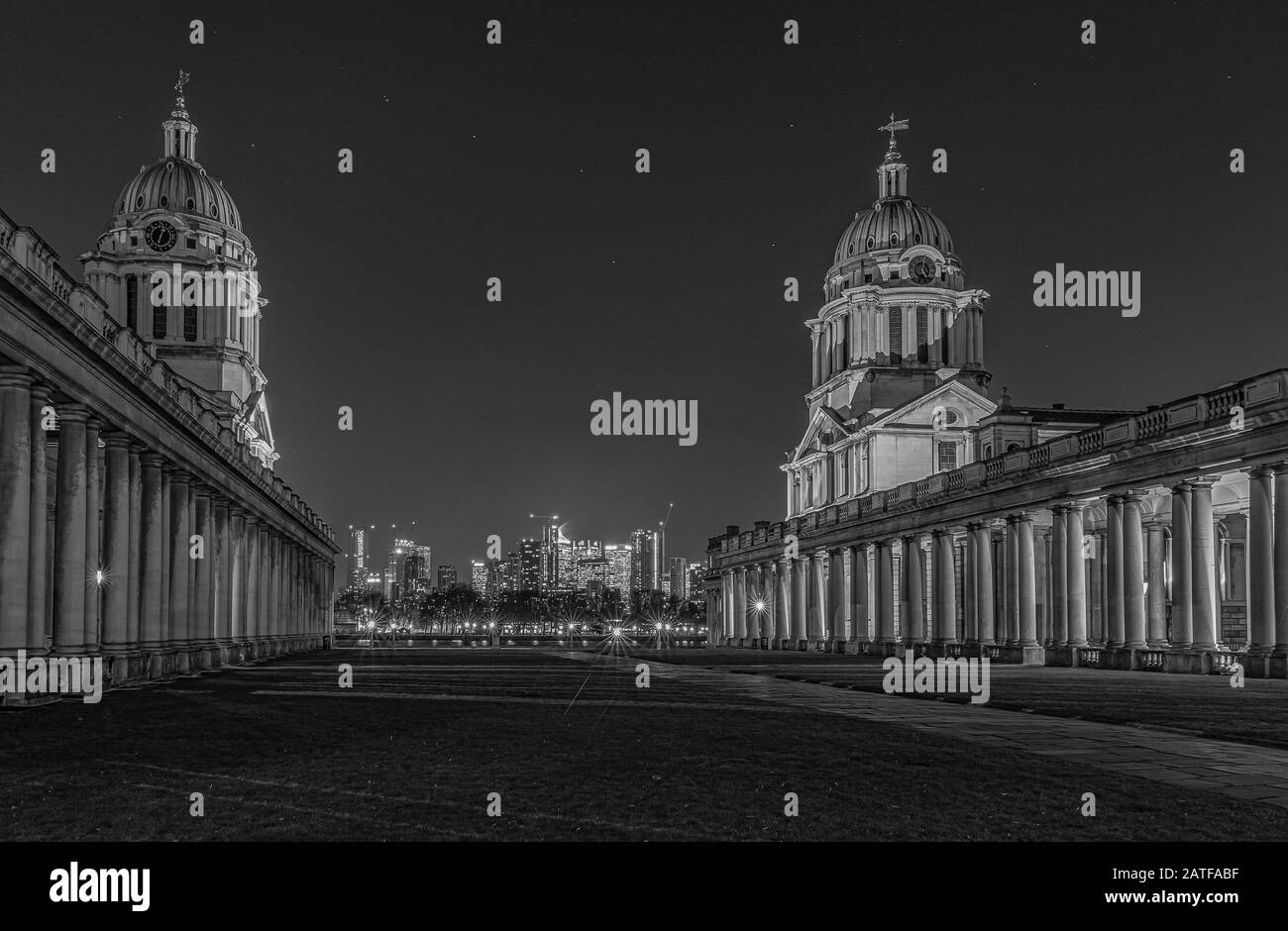 Londres Old Royal Naval College À Greenwich . Banque D'Images