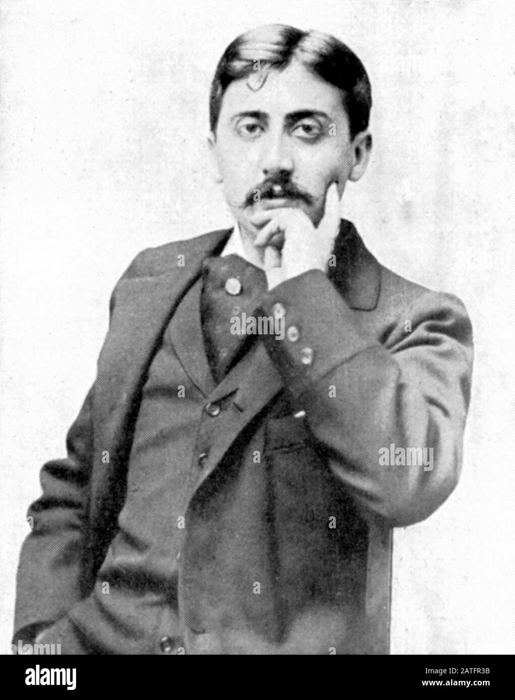 Marcel Proust, Valentin Louis Georges Eugène Marcel Proust (1871 – 1922) Romancier Français Banque D'Images