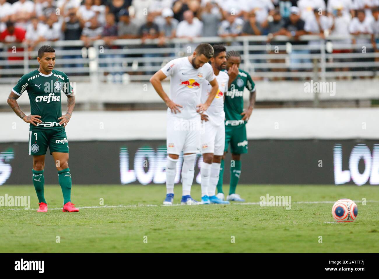 Braganca Paulista, Brésil. 02 février 2020. Dudu pendant un match entre Red Bull Bragantino x Palmeiras tenu au stade Nabi Abi Chedid, à Bragança Paulista, SP. Le match est valable pour le 4ème tour du championnat Paulista 2020. Crédit: Foto Arena Ltda/Alay Live News Banque D'Images