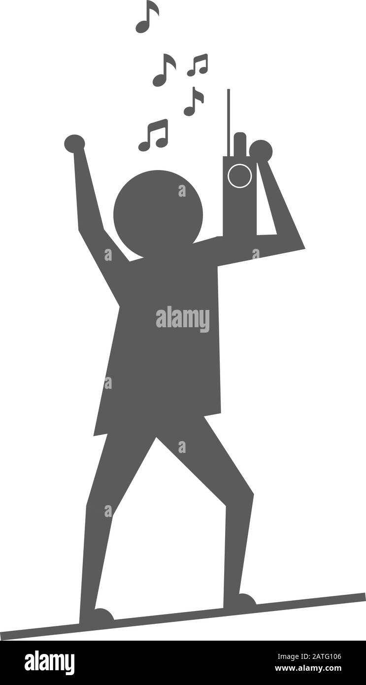 Logo de la Journée mondiale de la radio pour affiche, bannière ou tout autre design Illustration de Vecteur