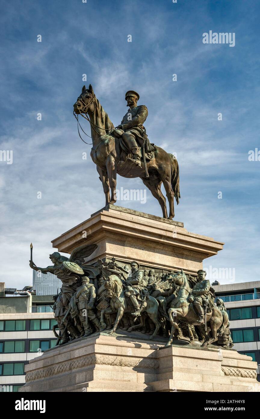 Monument au tsar Alexander le Liberator (Tsar Osvoboditel), par Arnoldo Zocchi, style néoclassique, 1907, à Sofia, Bulgarie Banque D'Images