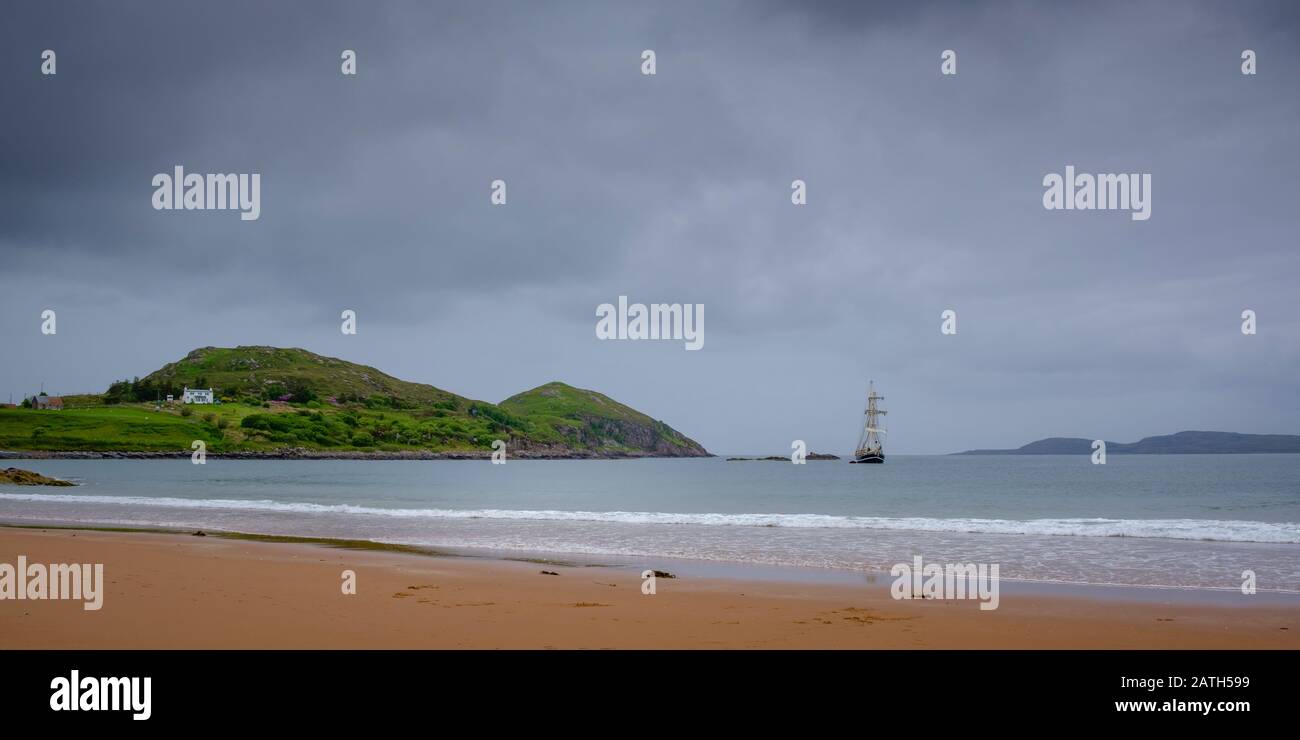 Achnasheen Loch Ewe Poolewe Wester Ross Highland Ecosse Banque D'Images