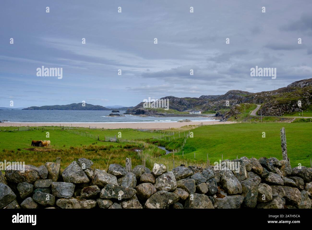 Clashnessie Assynt Sutherland Ecosse Banque D'Images