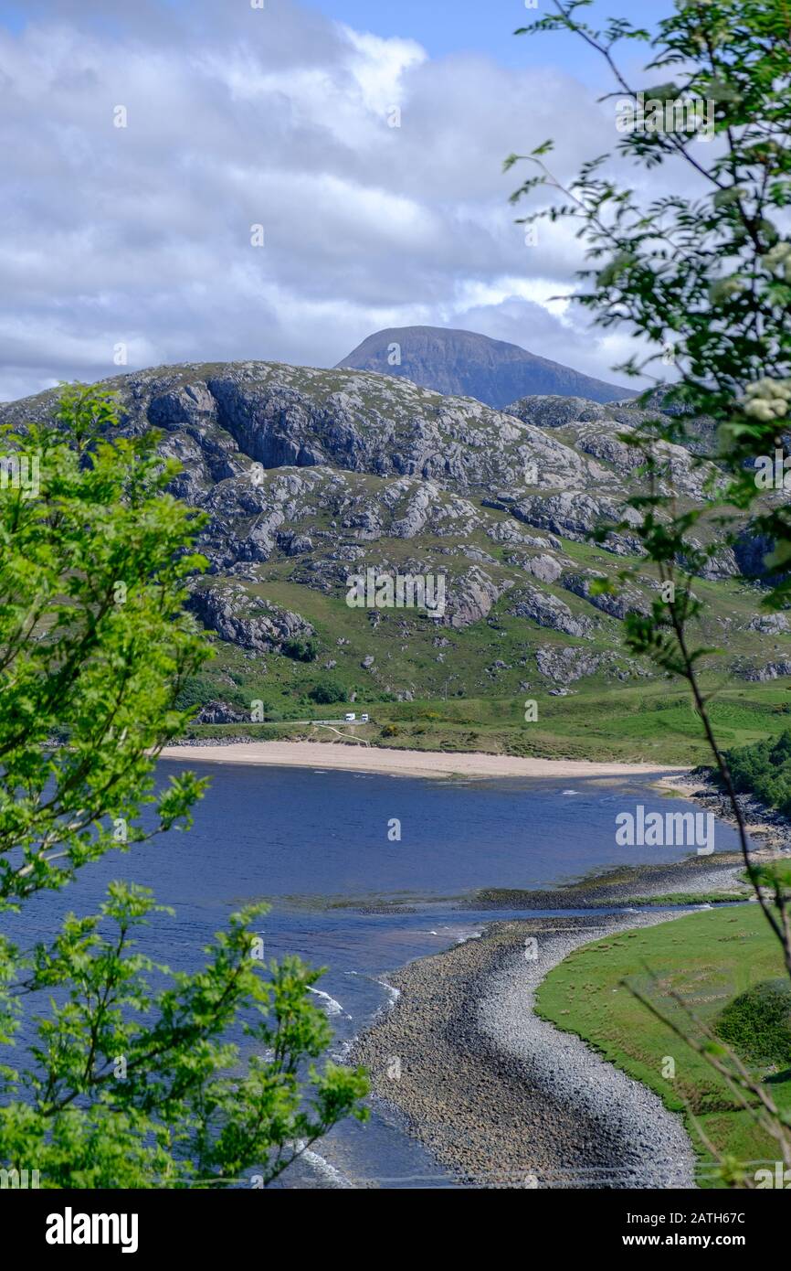 Gruinard Bay Ross et Cromarty Ross-shire Highland Scotland Banque D'Images