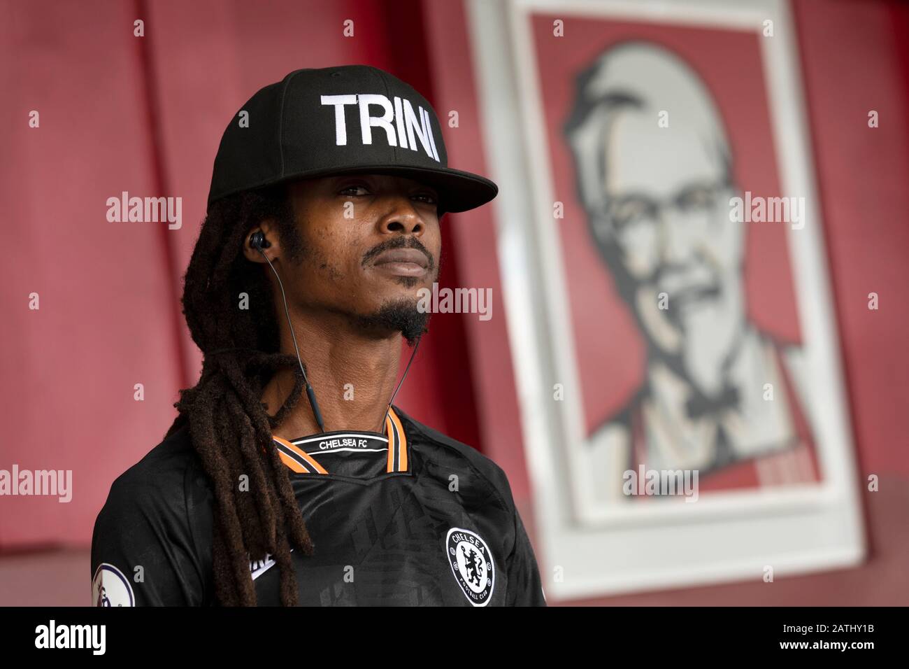 Portrait de rue, Port d'Espagne, Trinité-et-Tobago Banque D'Images