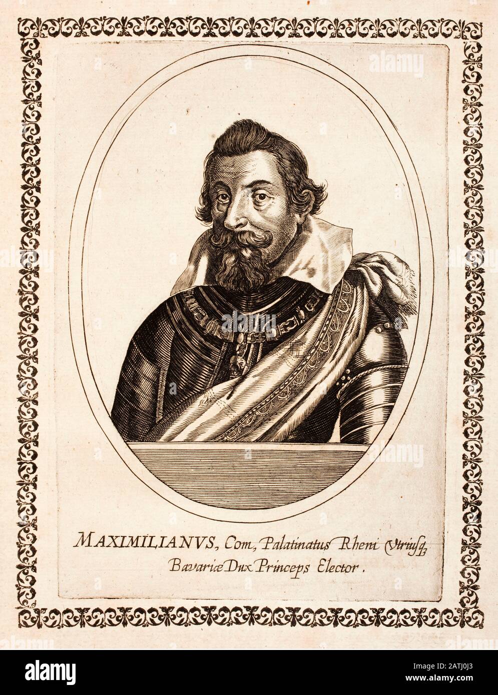 Maximilian I (17 avril 1573 – 27 septembre 1651), parfois appelé «le Grand», membre de la Maison de Wittelsbach, a dirigé comme duc de Bavière Banque D'Images