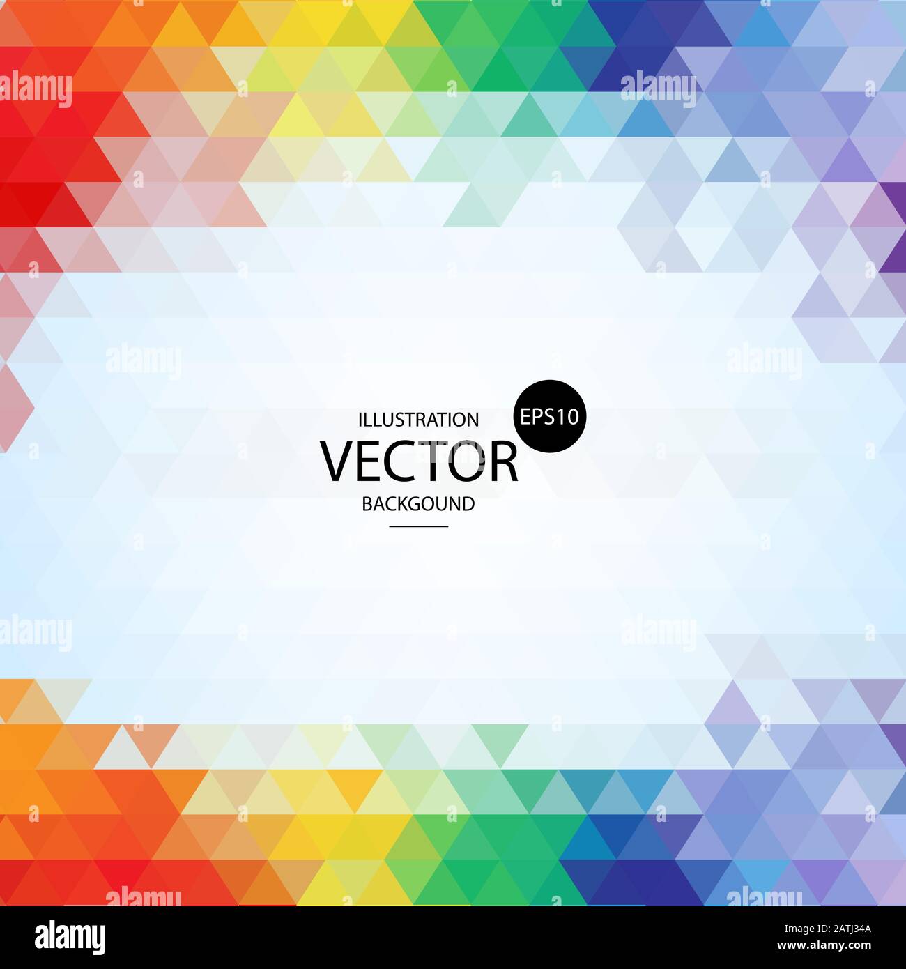 arrière-plan vectoriel abstrait couleur. conception triangulaire Illustration de Vecteur