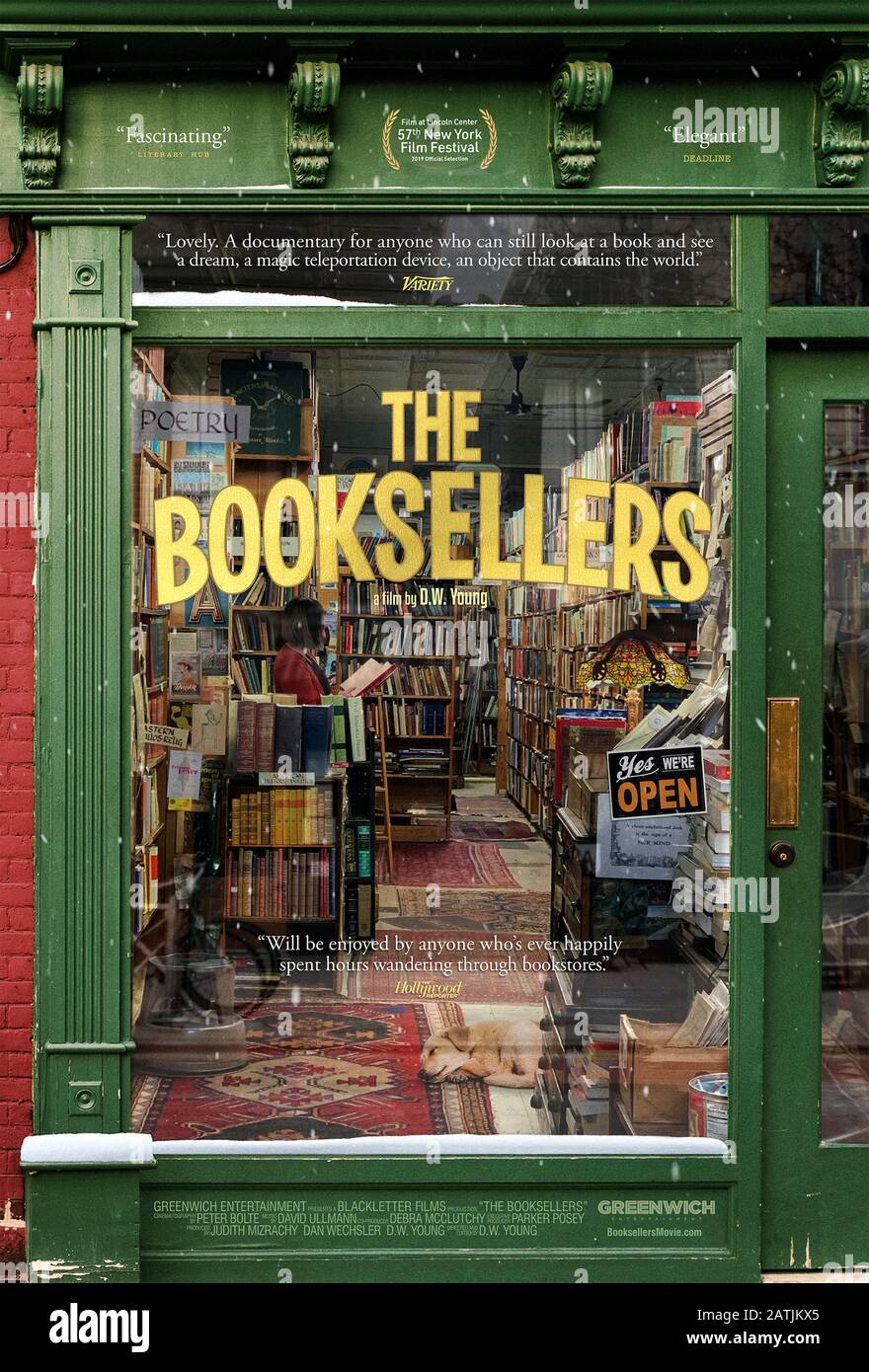Les libraires (2019) réalisé par D.W. Jeune Et Vedette Parker Posey, Fran Lebowitz, Gay Talese. Documentaire sur les collectionneurs et les vendeurs de livres rares à New York City. Banque D'Images