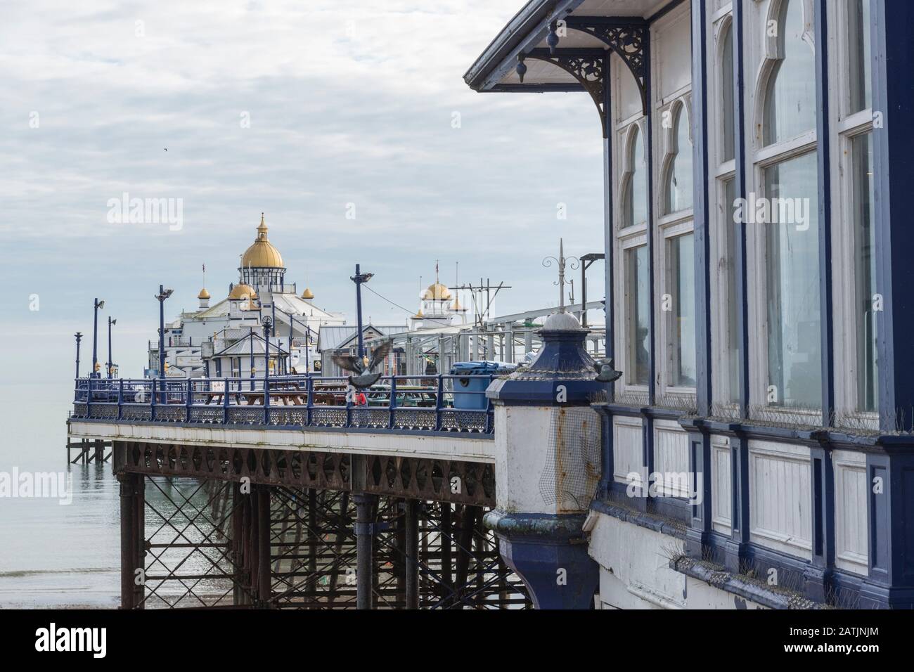 Jetée d’Eastbourne Banque D'Images