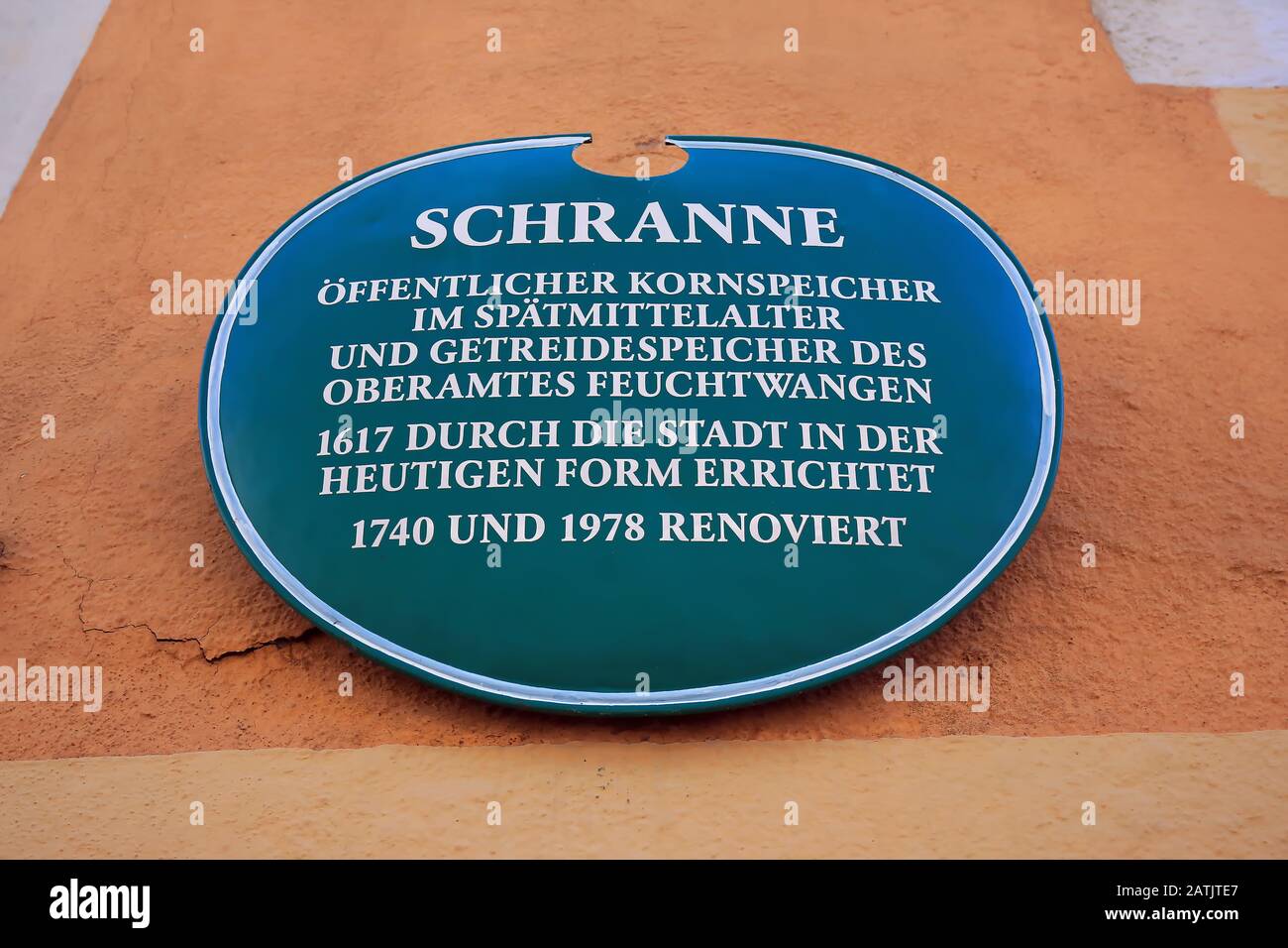 Schranne Feuchtwangen est une ville de Bavière, en Allemagne, avec de nombreuses attractions historiques Banque D'Images