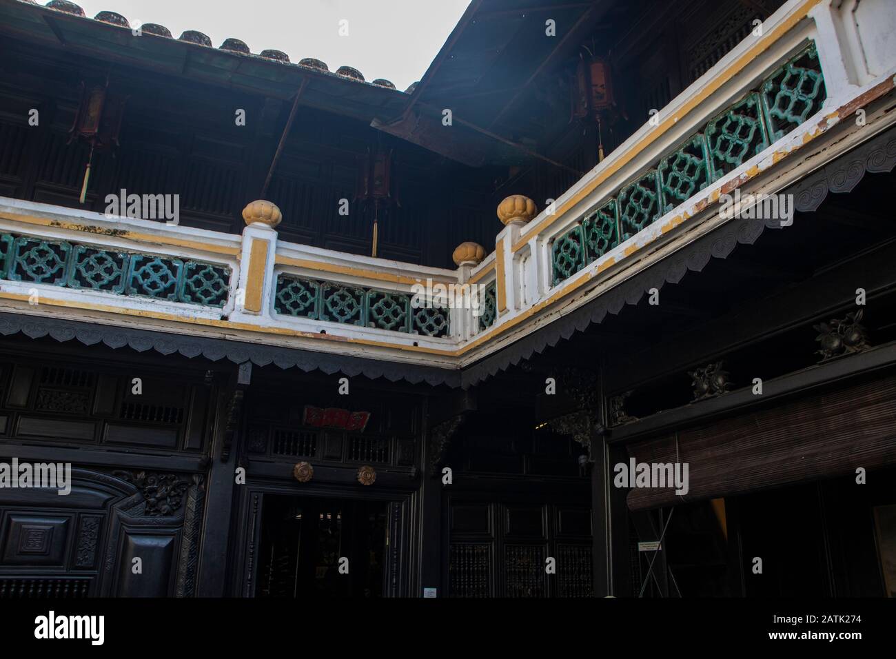 La vieille maison de Tan Ky dans Hoi Une ancienne ville, Vietnam Banque D'Images