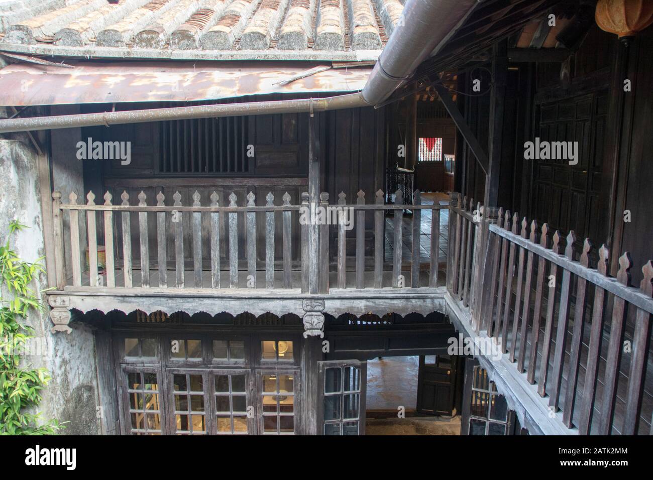 Une vieille maison à Hoi An ancienne ville, Vietnam Banque D'Images
