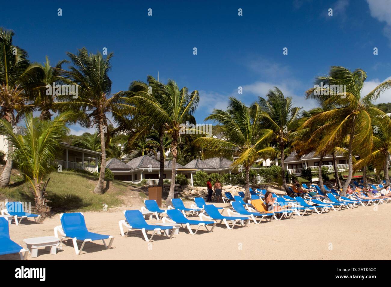 Nonsuch Bay Resort sur Antigua dans les îles Windward Banque D'Images