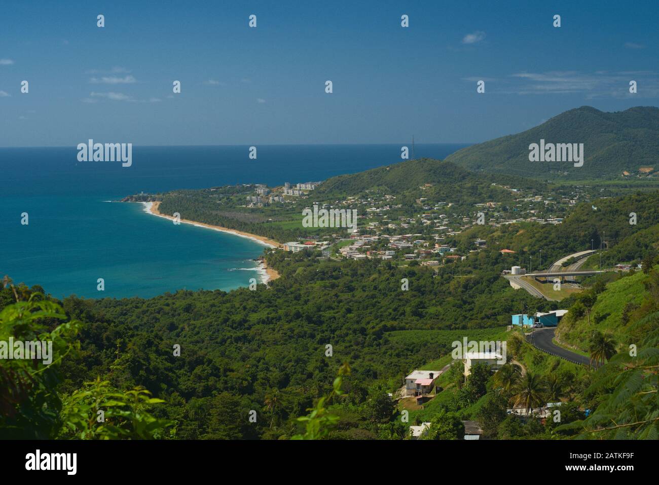 Côte Panoramique De Porto Rico Banque D'Images