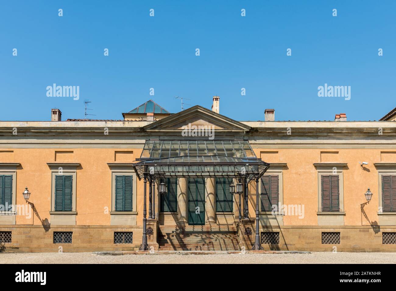 Photo horizontale du Musée de la mode situé à l'intérieur Des jardins de Boboli à Florence, en Italie Banque D'Images