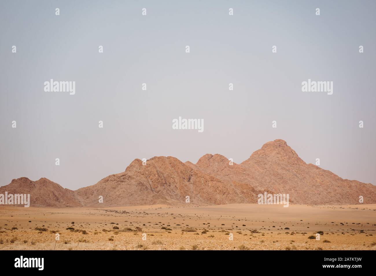 Montagnes de sable rouge du désert de Namibias susvlei Banque D'Images