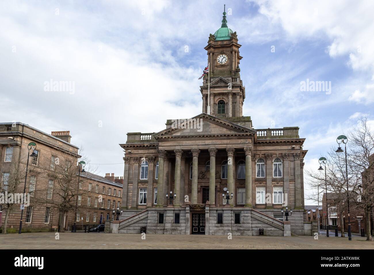 Hôtel De Ville De Birkenhead, Place Hamilton, Birkenhead Banque D'Images
