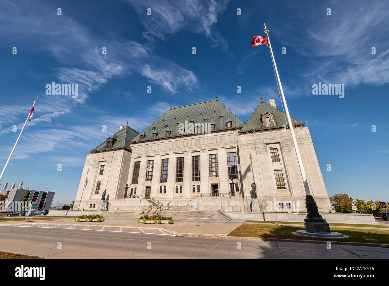 Ottawa, CA - 9 octobre 2019 : la Cour suprême du Canada à Ottawa Banque D'Images