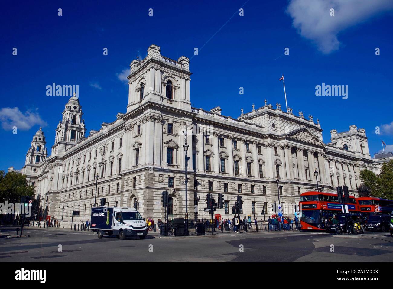 Revenu Et Douanes De Sa Majesté, Parliament Street, Westminster, Cité De Westminster, Londres, Angleterre. Banque D'Images
