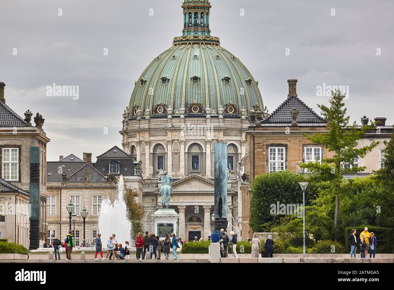 Marmokirken cathédrale du Dôme dans le centre-ville de Copenhague. Le Danemark célèbre heritage Banque D'Images