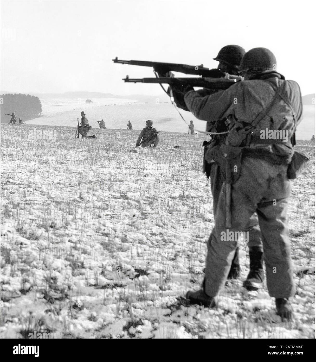 La bataille des Ardennes Banque D'Images