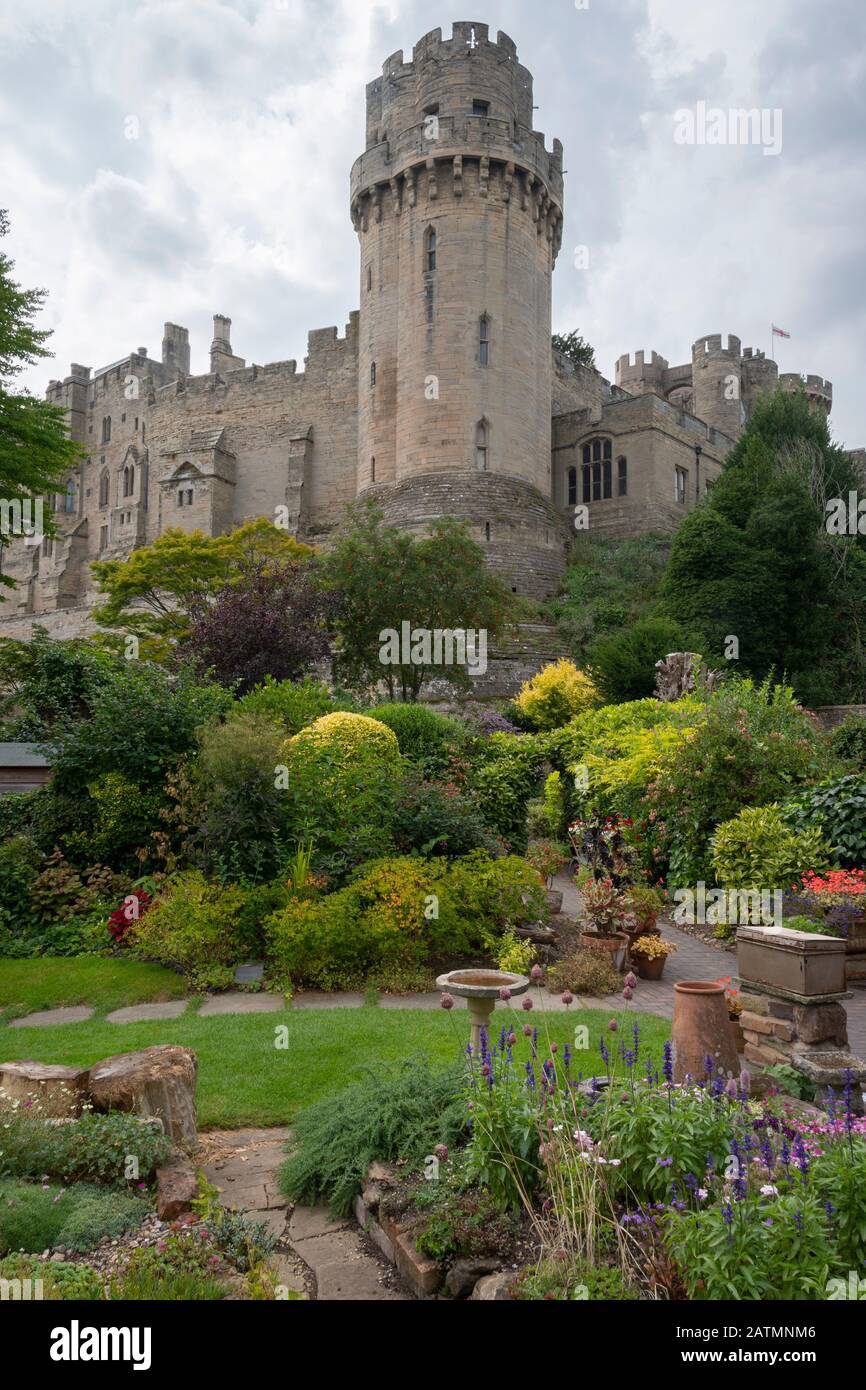 Le Château de Warwick, Warwick, Warwickshire, Angleterre Banque D'Images
