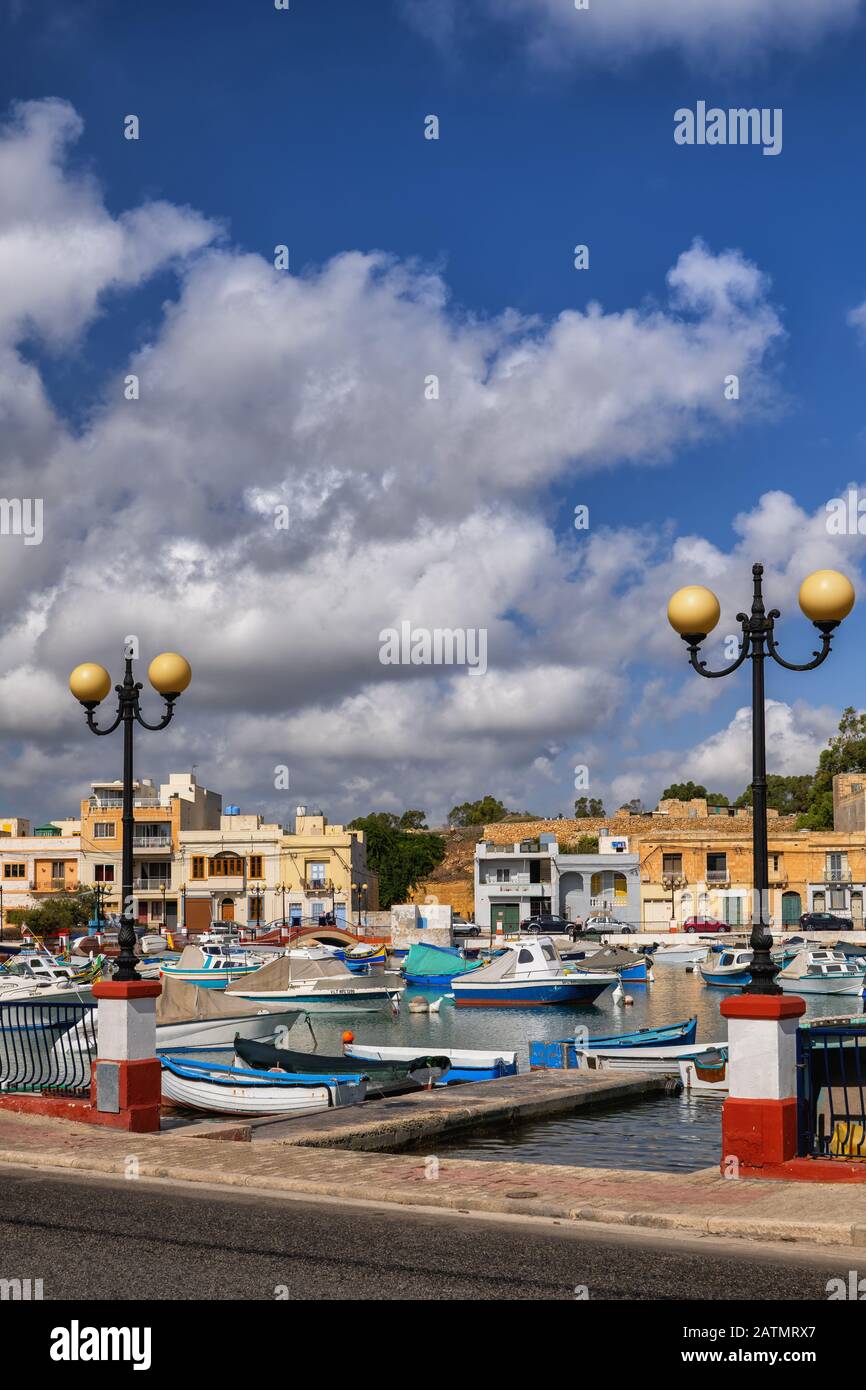 Il-Qajjenza, ville de Birzebbuga à Malte, région sud de l'île en mer Méditerranée Banque D'Images