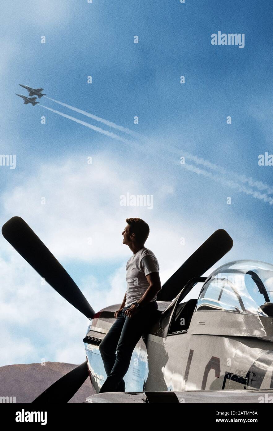 Tom CROISIÈRE dans LE CANON SUPÉRIEUR: Maverick (2020), dirigé par JOSEPH KOSINSKI. Crédit: PHOTOS / Album primordiales Banque D'Images