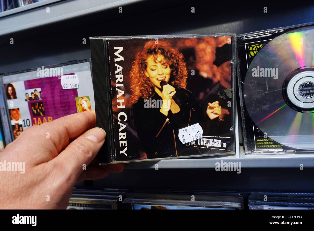 Album CD: Mariah Carey - MTV Unplugged Banque D'Images