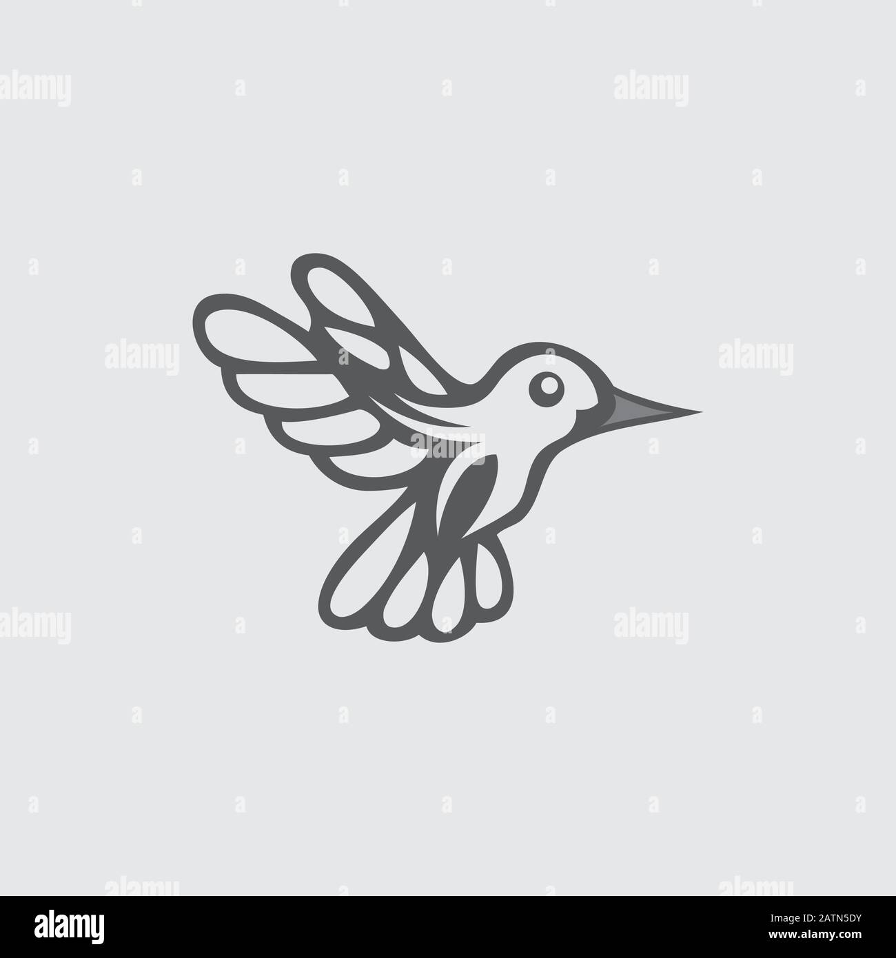 oiseaux avec ailes de failing. Déglutissez, perroquet ou oiseau colombe symbole de liberté et de paix ou de décor intérieur design Illustration de Vecteur