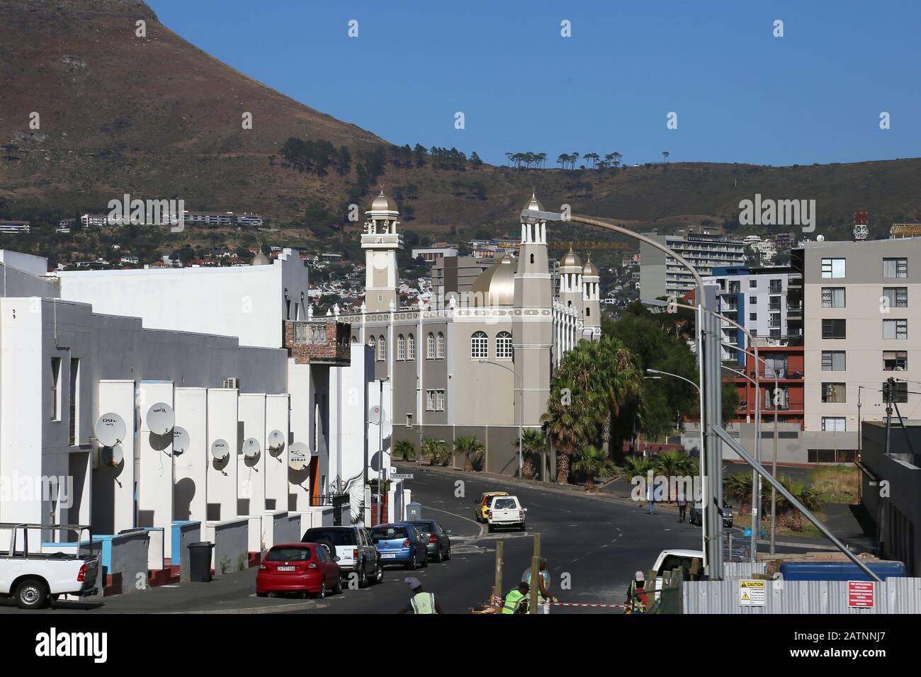 Mosquée De Muir Street Vue De Russell Street, Zonnebloem (District Six), Cape Town, Table Bay, Western Cape Province, Afrique Du Sud, Afrique Banque D'Images
