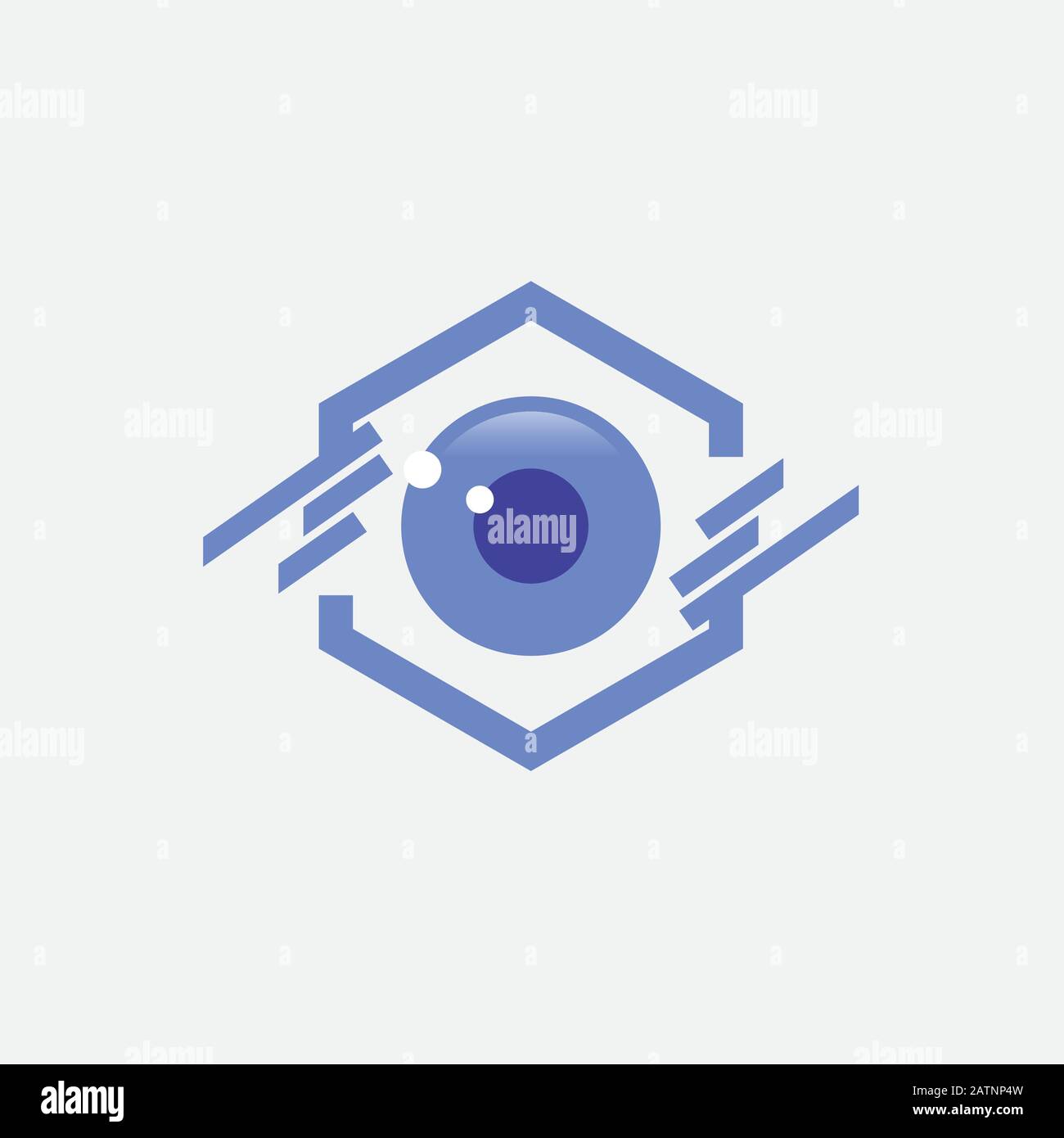 Cercle circulaire et symbole de boucle à l'infini, icône technologique, logo de ligne circulaire. Logo de la société. Illustration vectorielle EPS.10 Illustration de Vecteur