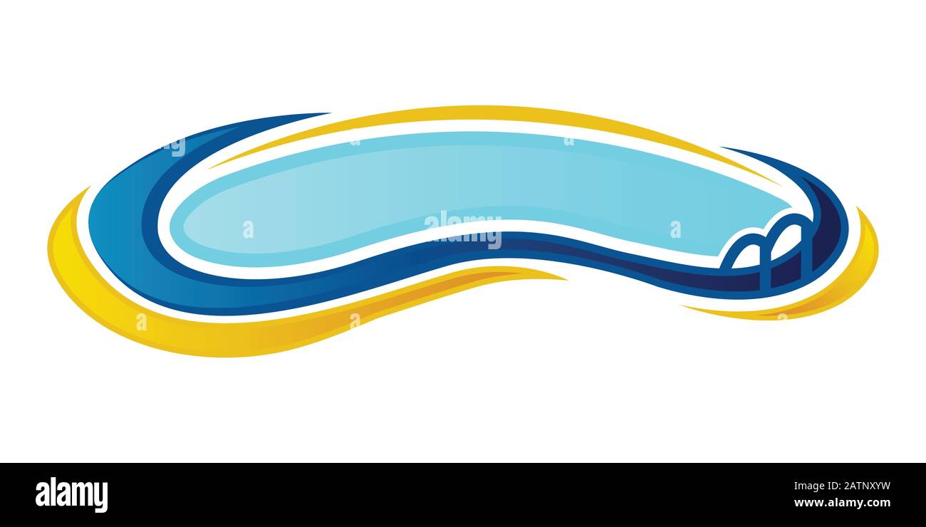 Icône vectorielle symbole plat simple et moderne pour le site Web, mobile, logo, application, interface utilisateur. Illustration vectorielle d'icône de piscine, EPS10 Illustration de Vecteur