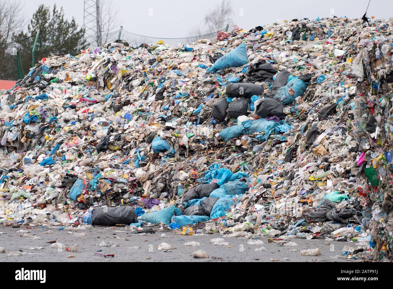 Déchets solides municipaux à Gdansk, Pologne. 31 Janvier 2020 © Wojciech Strozyk / Alamy Stock Photo *** Local Caption *** Banque D'Images