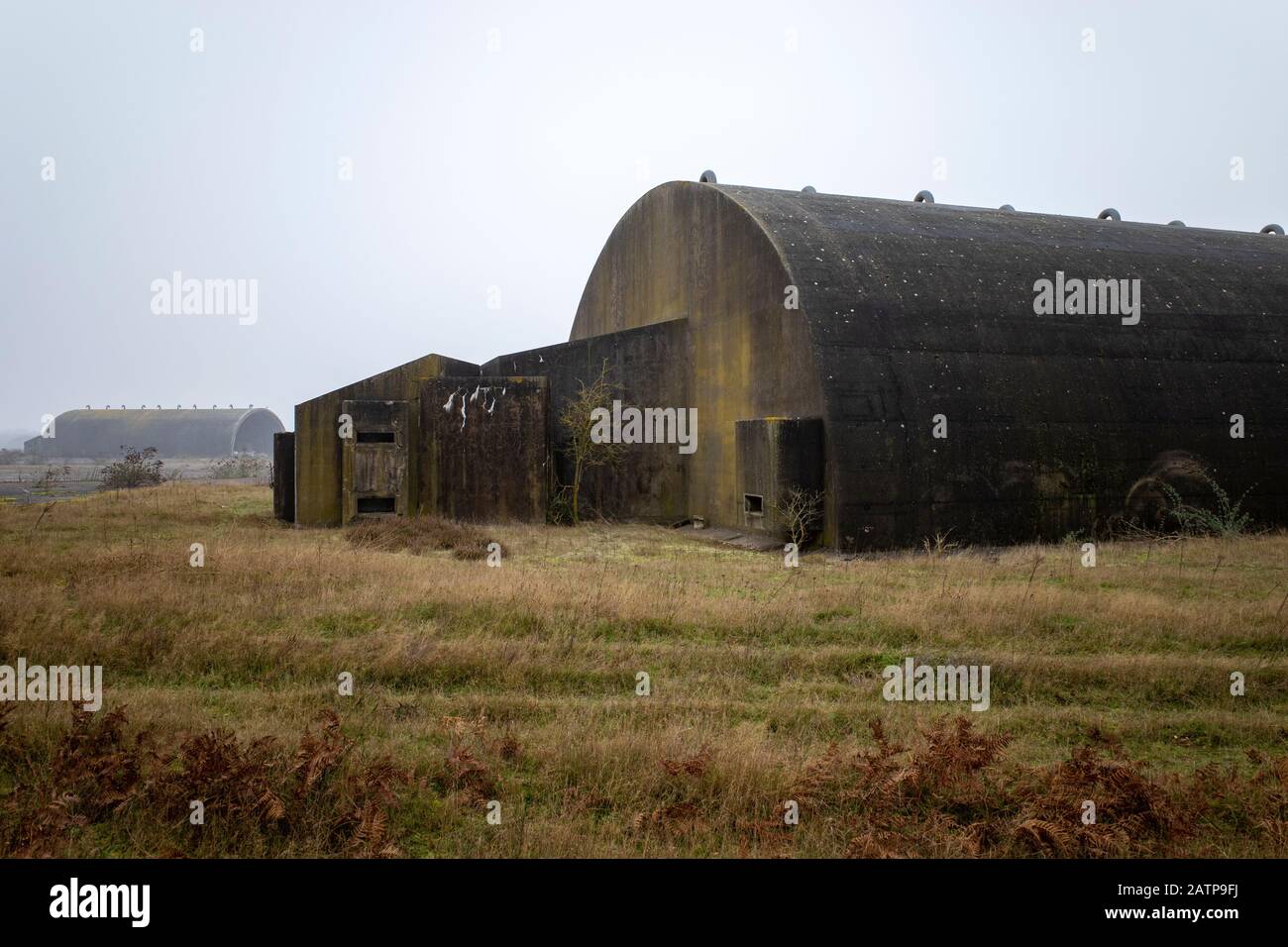 Ancienne base aérienne de l'époque de la Guerre froide de l'OTAN Rendelsham Suffolk Angleterre Banque D'Images