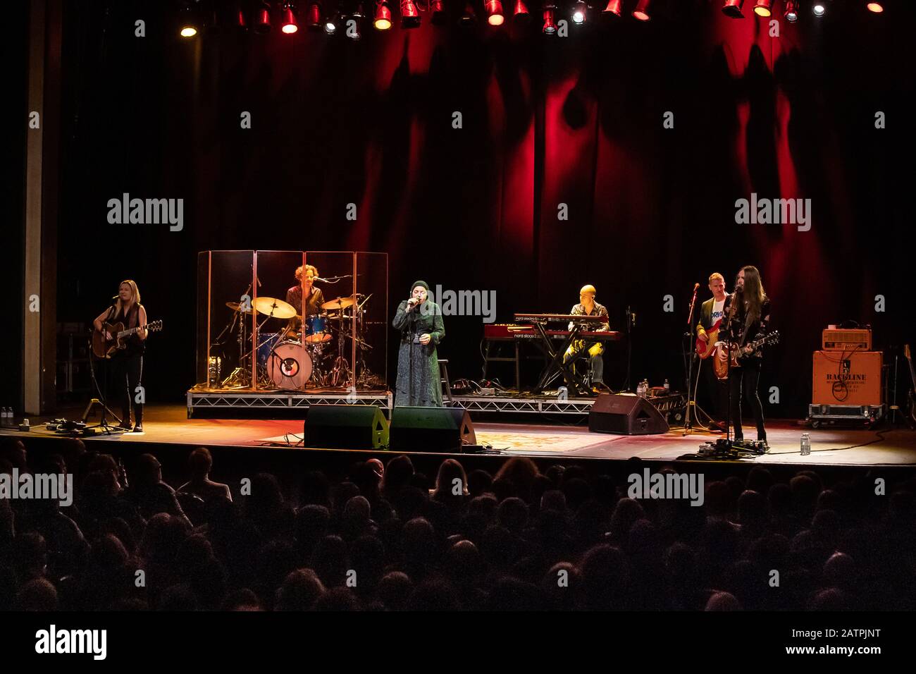 Sinéad O'Connor, auteur-compositeur irlandais, se rend au vogue Theatre de Vancouver, C.-B. le 1 février 2020 Banque D'Images