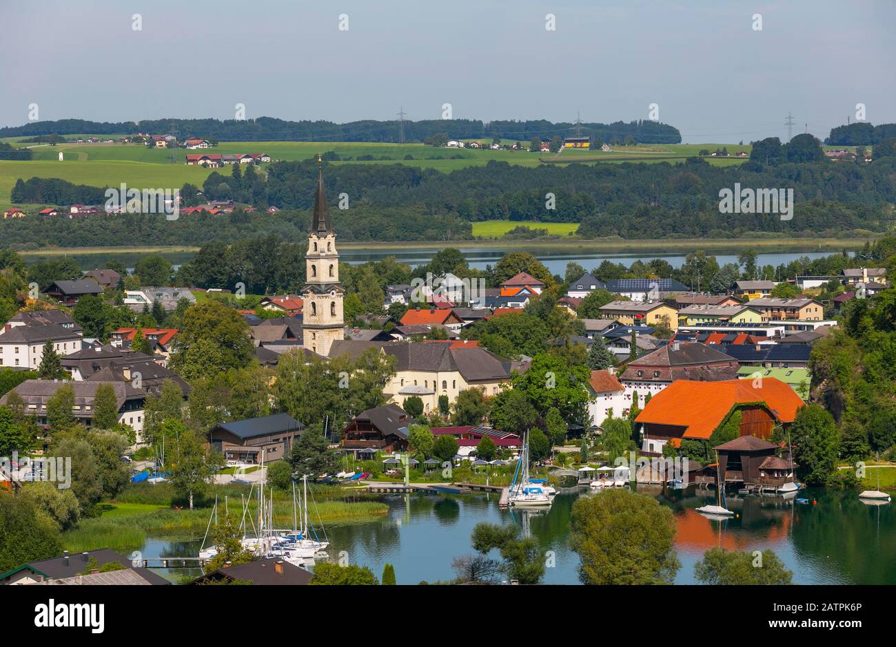 Mattsee, Flachgau, Province De Salzbourg, Autriche Banque D'Images Mattsee, Flachgau, Province De Salzbourg, Autriche Banque D'Images