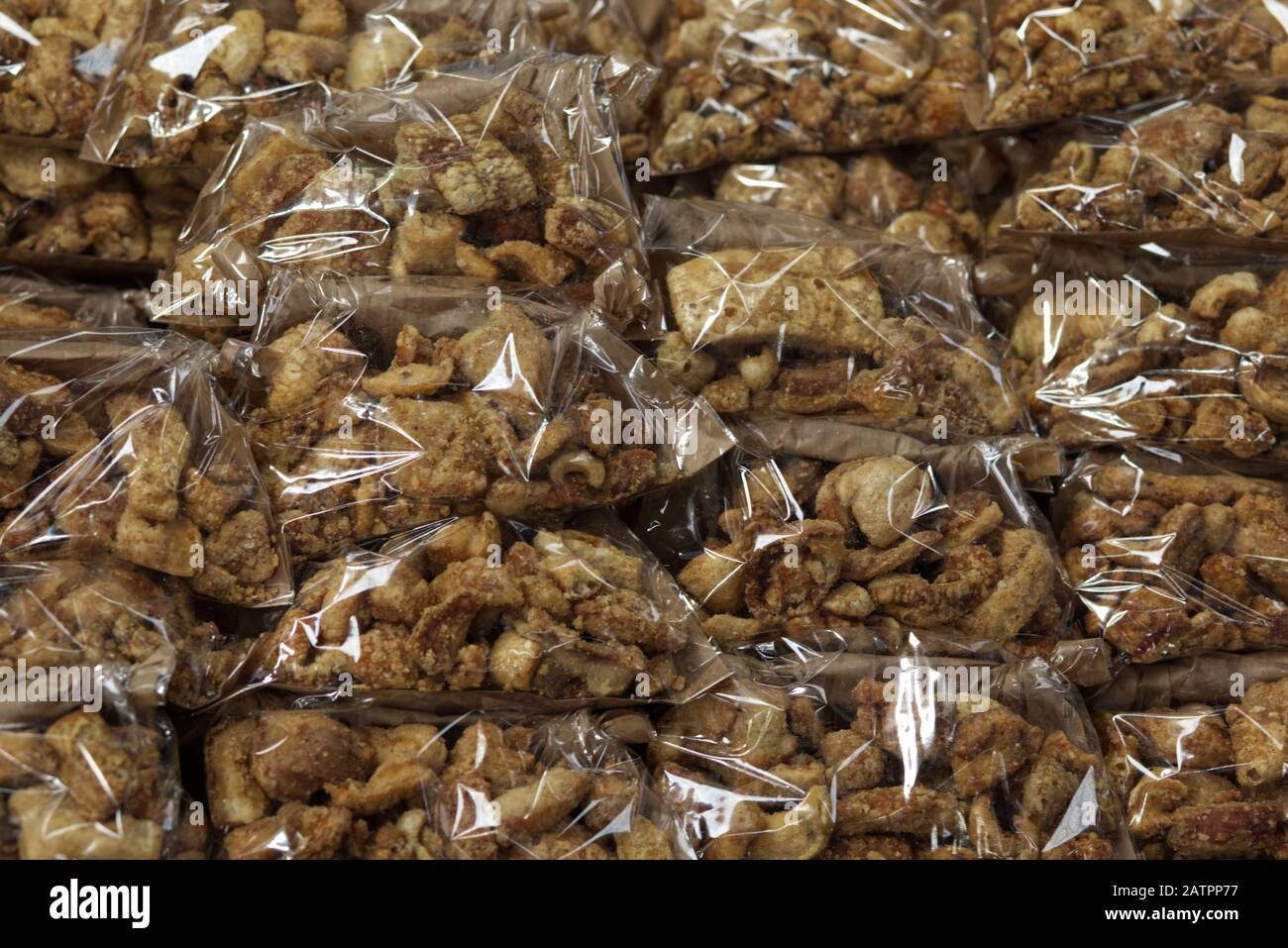 Sacs de morcettes de porc Banque D'Images