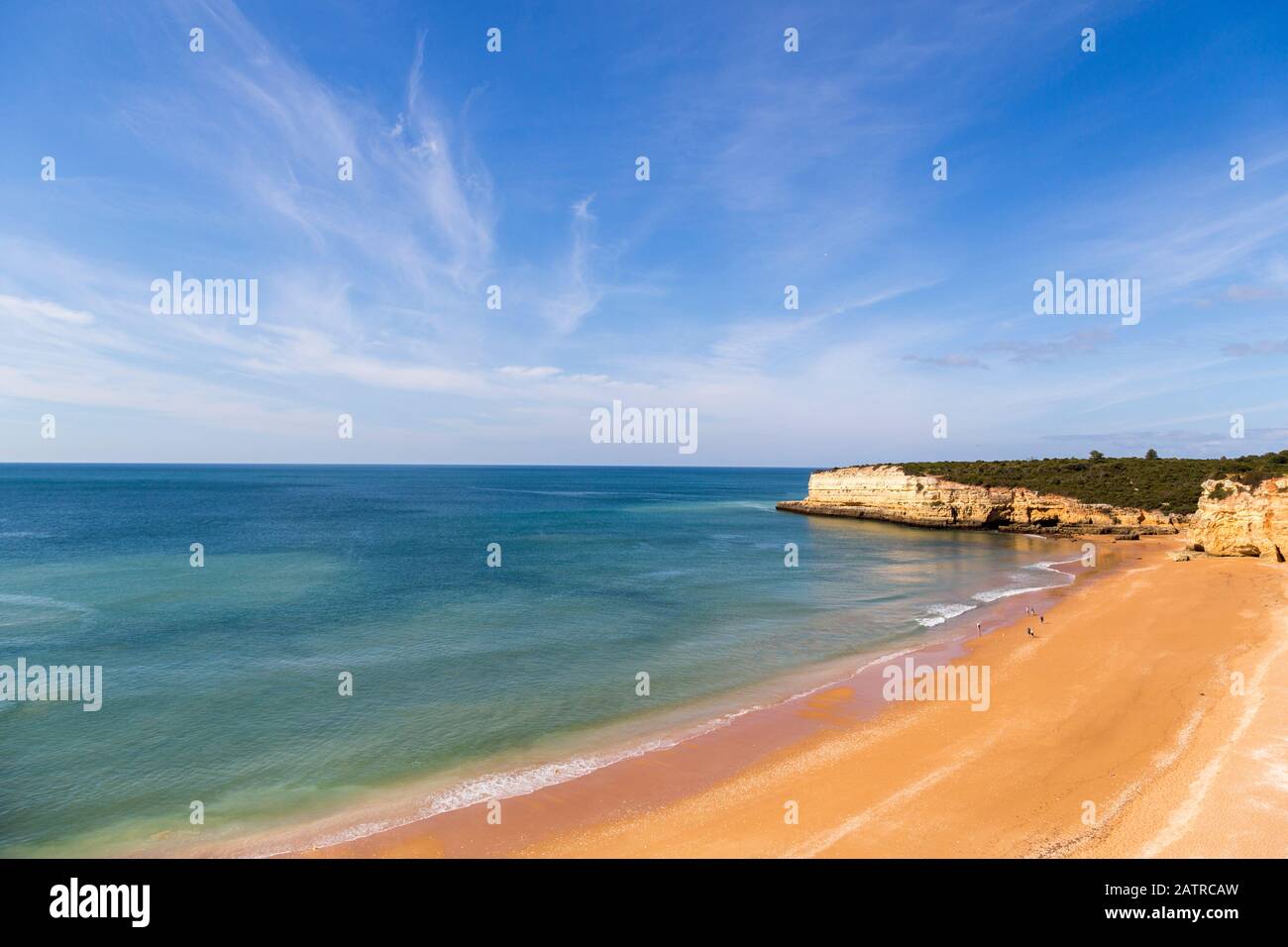Plage, Alporchinhas, Algarve, Portugal Banque D'Images