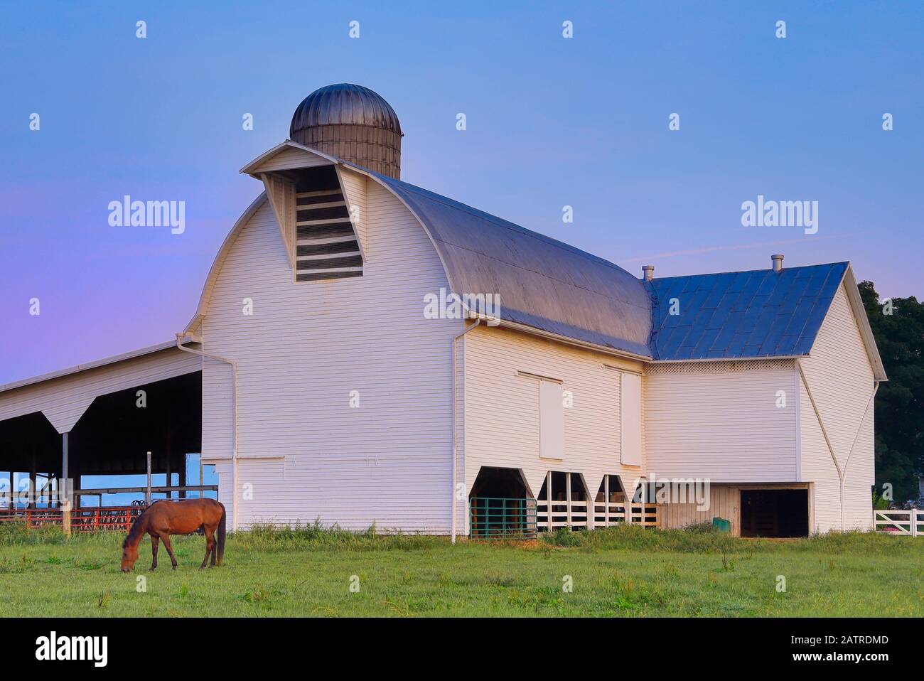 Ferme mennonite, Dayton, vallée de Shenandoah, en Virginie, USA Banque D'Images