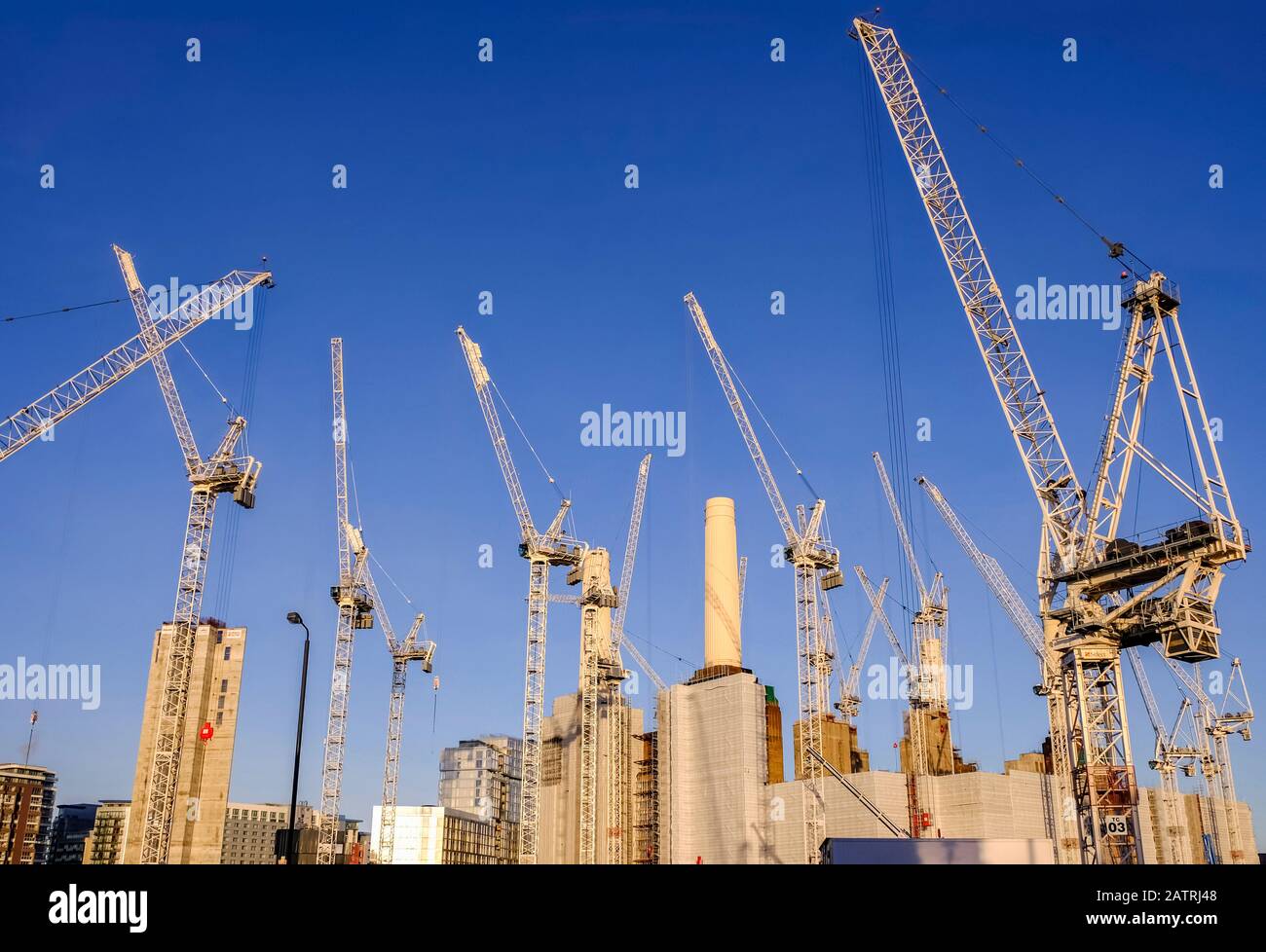 Battersea Power Station ; Londres, Angleterre Banque D'Images