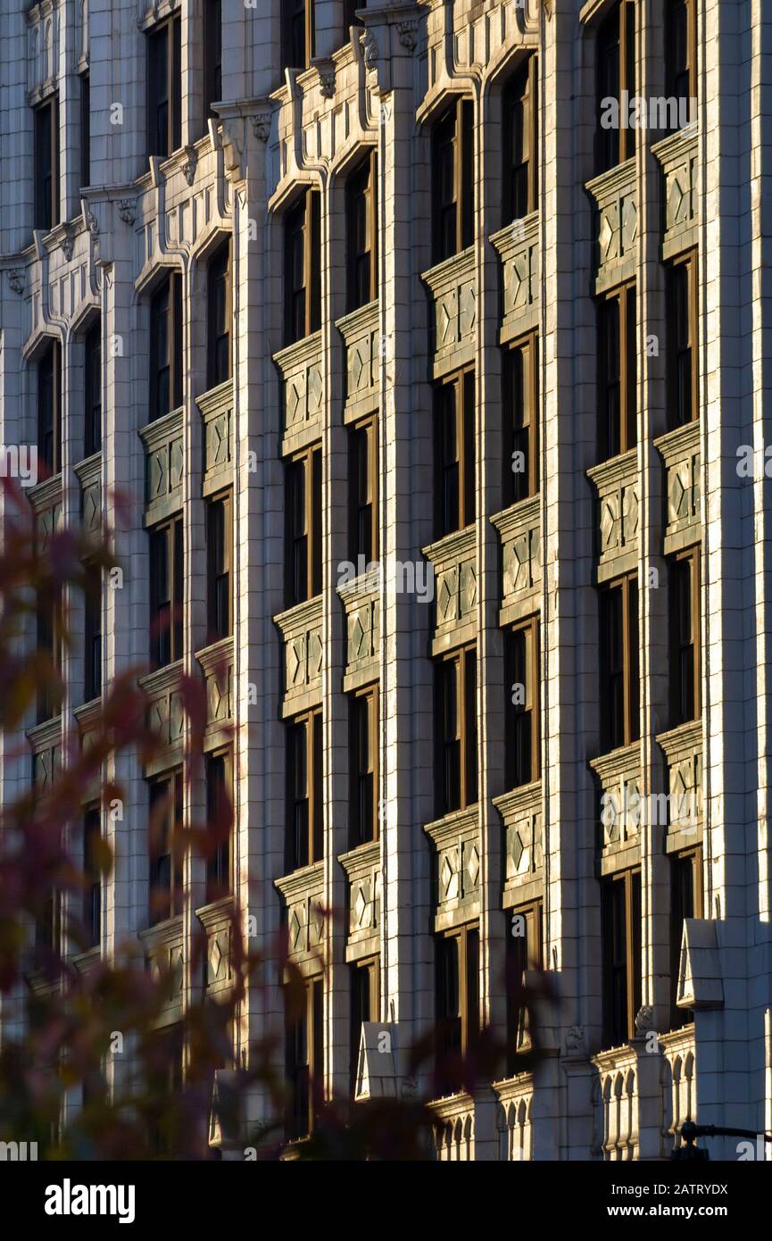 Tours du centre-ville de Detroit, MI Banque D'Images