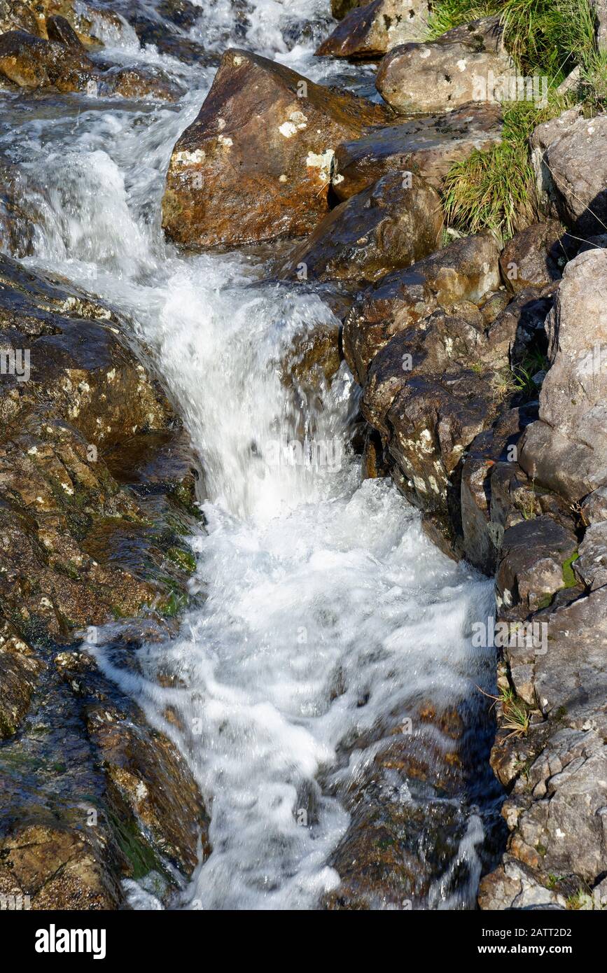 Petites Cascades De Beck, Mardale Head Haweswater, Cumbria Banque D'Images