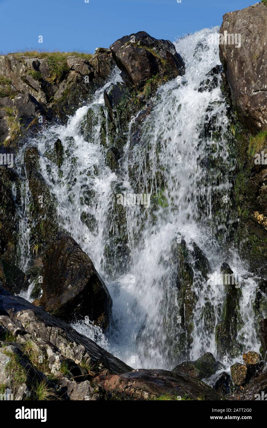 Petite Chute D'Eau Beck, Mardale Head Haweswater, Cumbria Banque D'Images