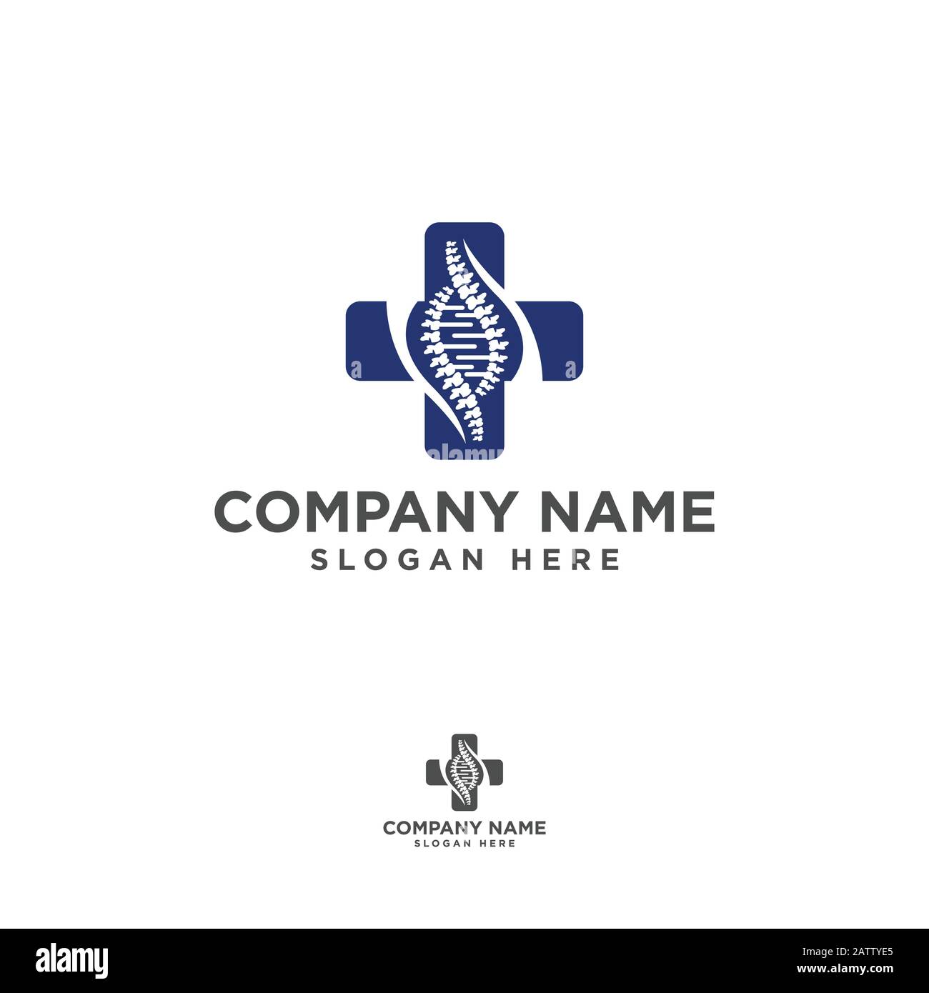 symbole de santé médicale. logo de soins de santé à base de plantes. logo de la nature Illustration de Vecteur