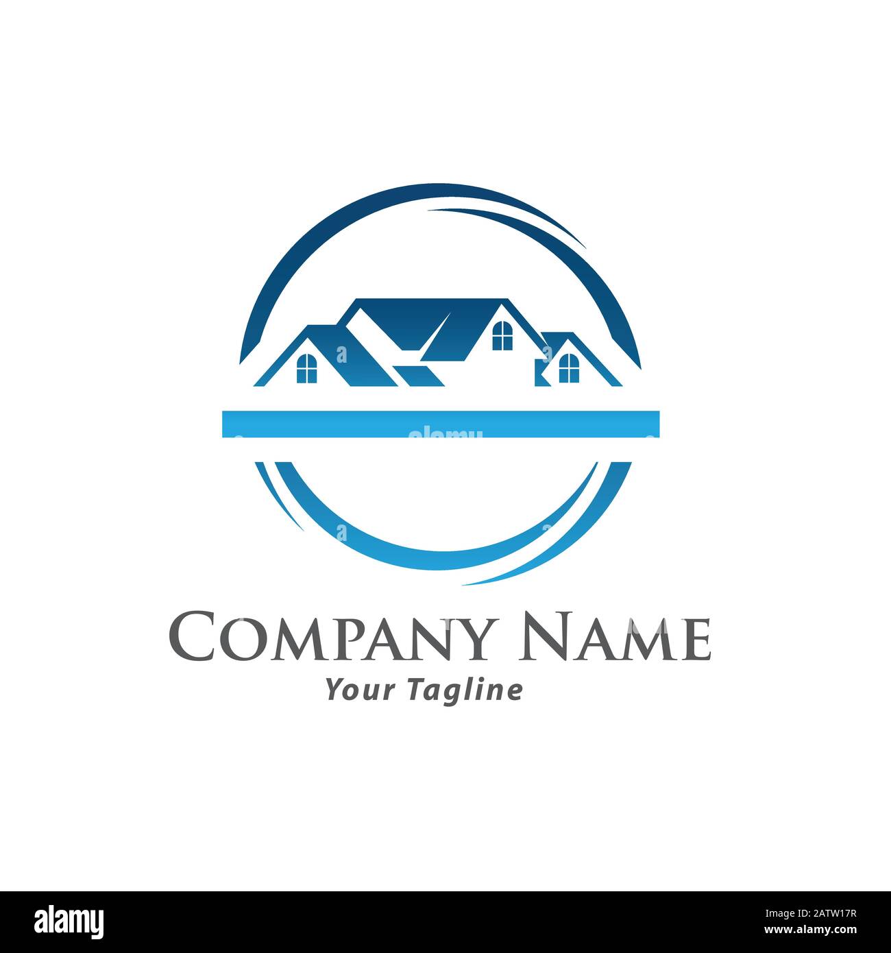 Logo Citysearch, logo vectoriel abstrait de bâtiments, logo Skyscrapers, modèle de logo Vector, élément Design.EPS 10 Illustration de Vecteur