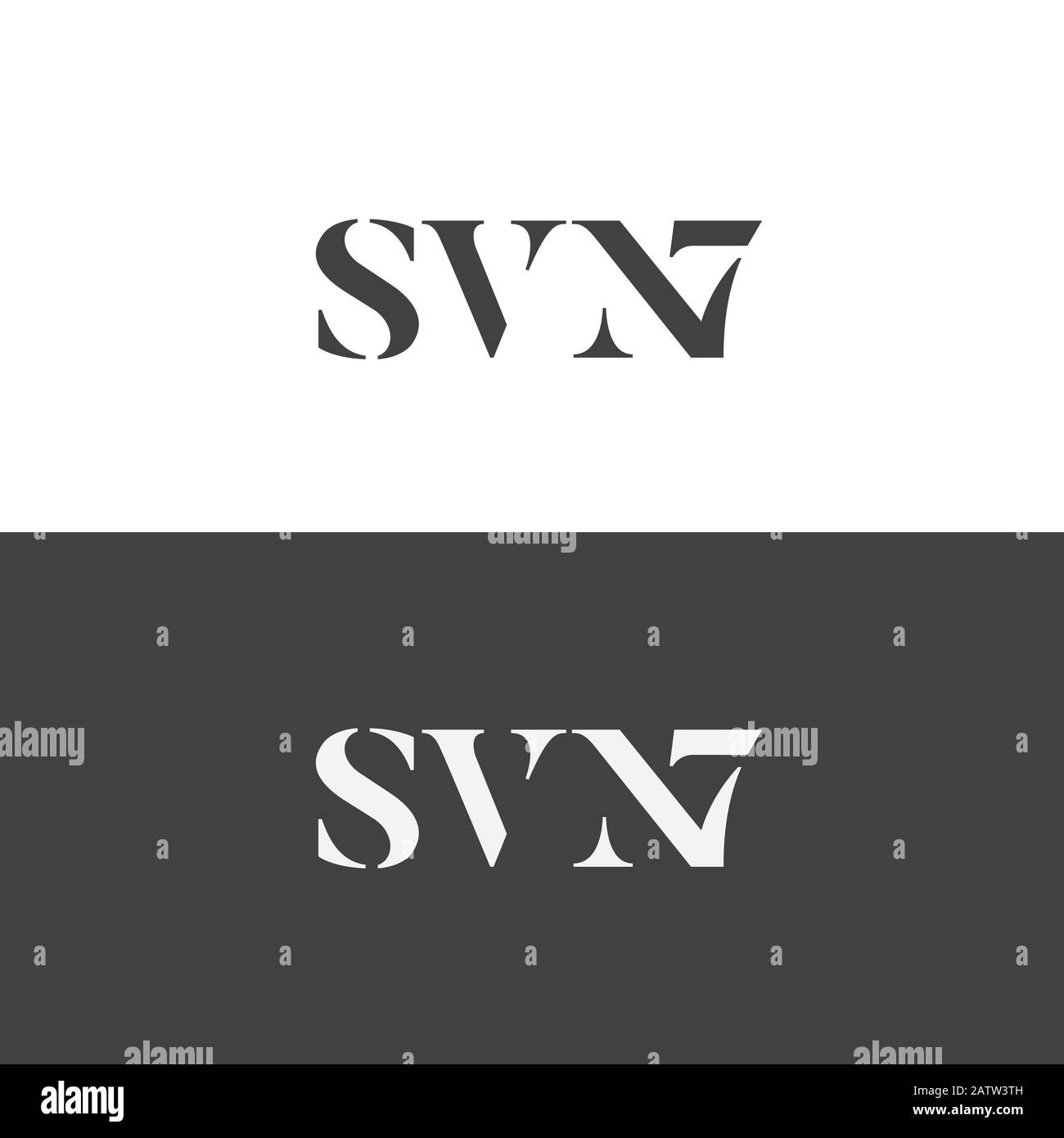 7 monogramme. Logo de la lettre 7 abstraite. Symbole de création de ligne. Marque du logo. Icône vecteur universel - vecteur Illustration de Vecteur