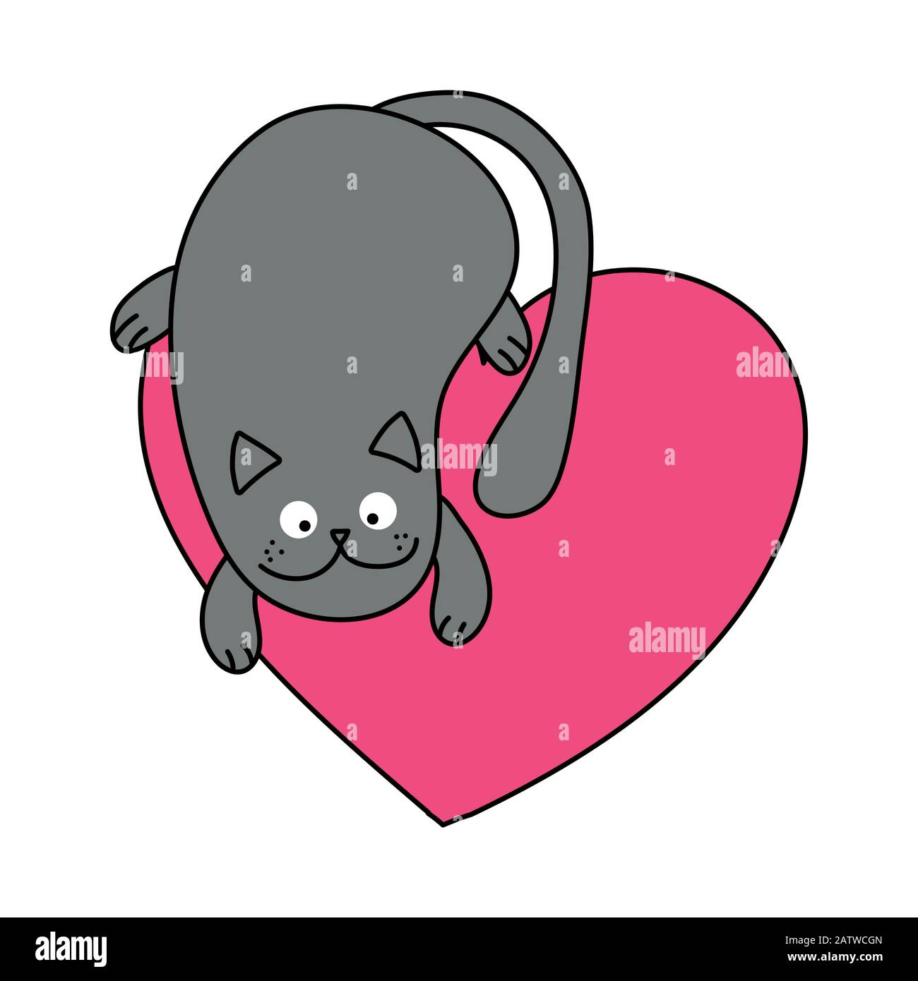 Chat De Saint Valentin Avec Coeur Caractere Caniche Drole De Dessin Main Avec Chaton Bon Pour Poster Papier Peint T Shirt Cadeau Carte De Vœux Couleur Image Vectorielle Stock Alamy Chat De Saint Valentin Avec Coeur Caractere Caniche Drole De Dessin Main Avec Chaton Bon Pour Poster Papier Peint T Shirt Cadeau Carte De Vœux Couleur Image Vectorielle Stock Alamy