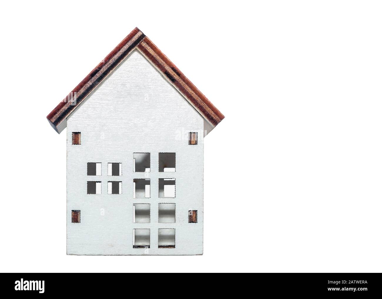 Maison En Bois à Décorer 6,7x6,7x10,8 Cm - Petit Tiroir, Déco Personnalisable, Photophore LED - 6